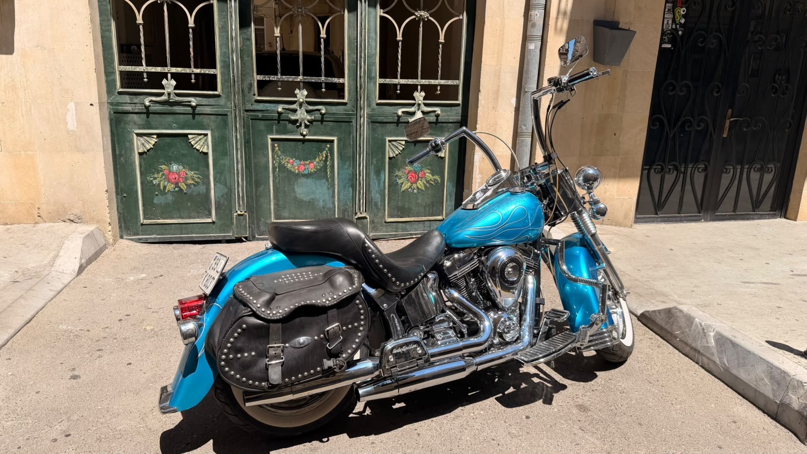 Harley Davidson FLSTC Heritage Softail Classic — Bakı (6)