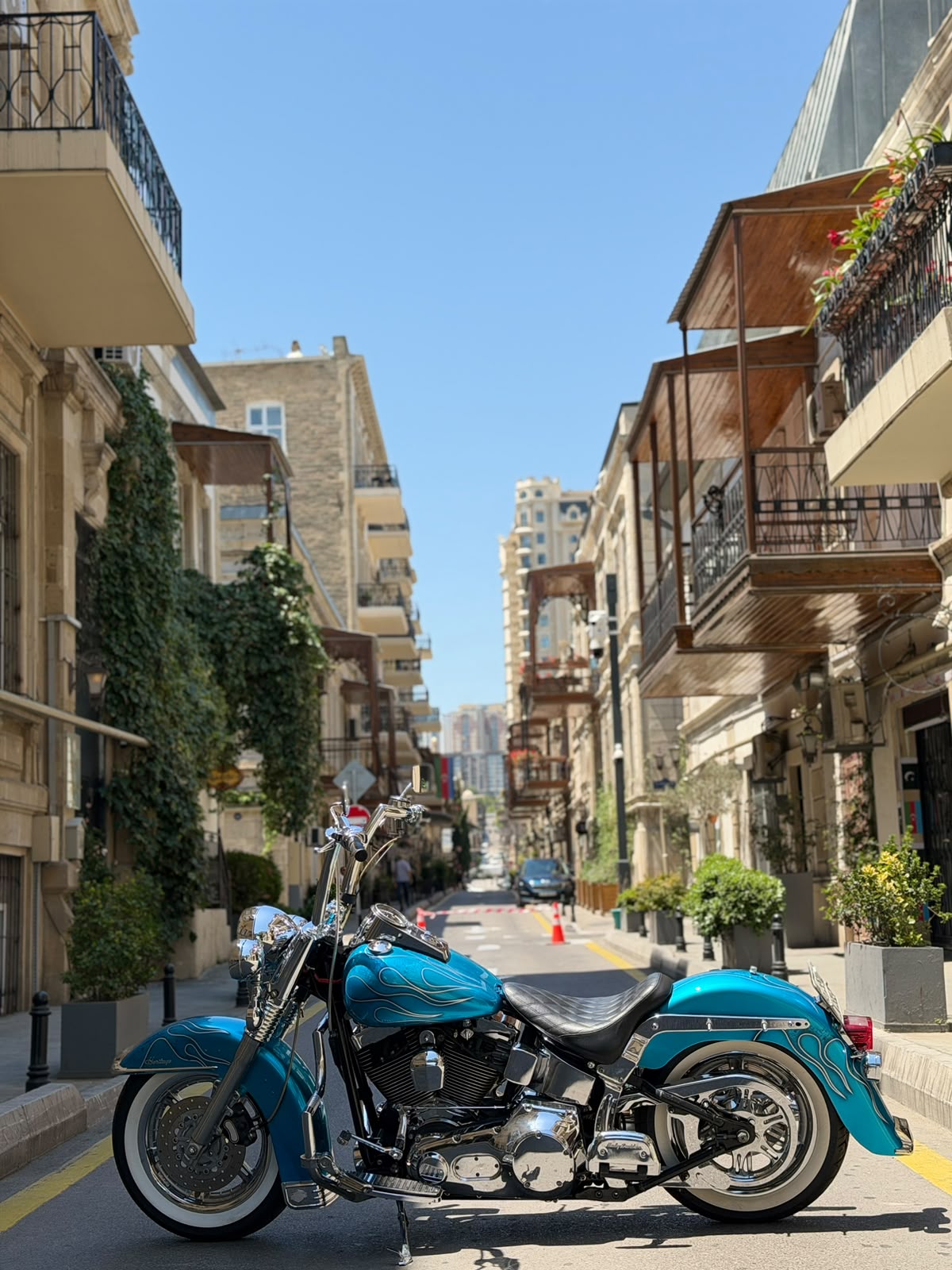 Harley Davidson FLSTC Heritage Softail Classic — Bakı (2)