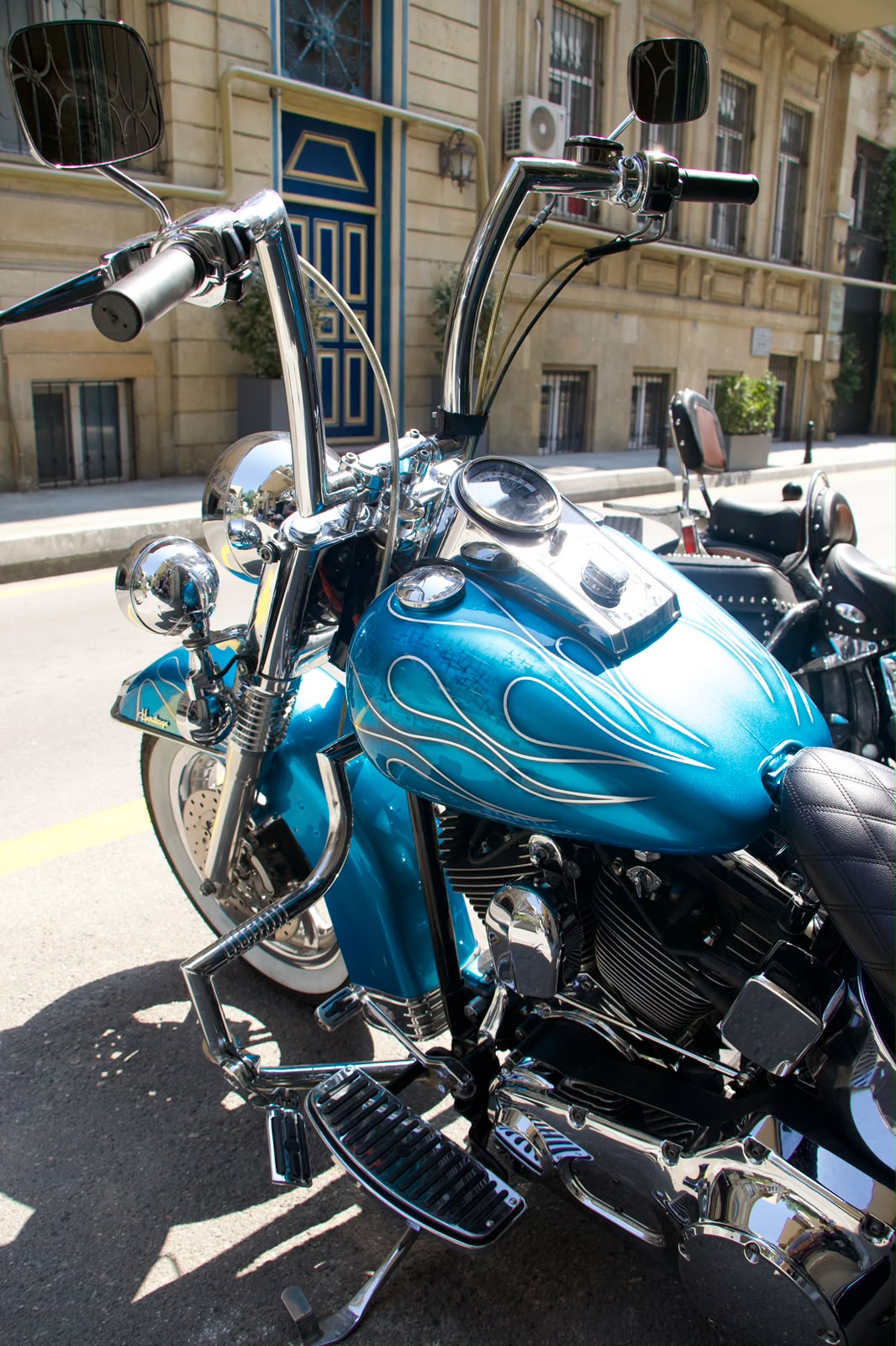 Harley Davidson FLSTC Heritage Softail Classic — Bakı (7)
