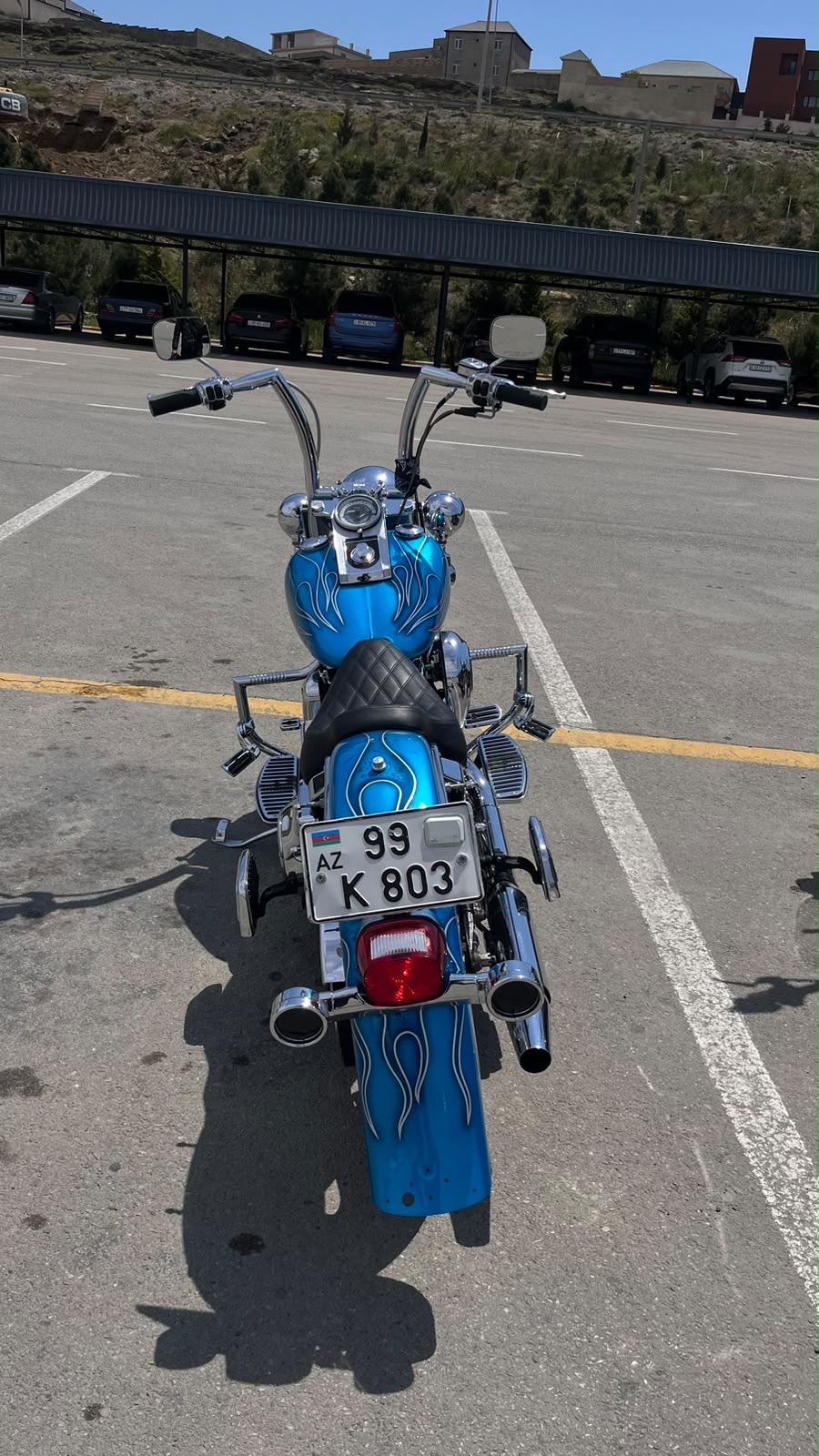 Harley Davidson FLSTC Heritage Softail Classic — Bakı (8)